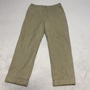 Mcalister Fleece Lined Pants Sz 34x27 Brown Cotton Outdoor